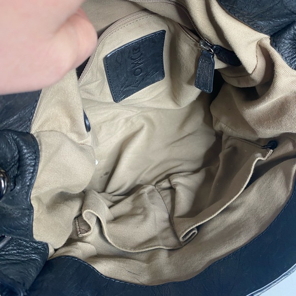 Camilla Alves Black Leather Converse Crossbody Handbag EUC - Picture 12 of 14